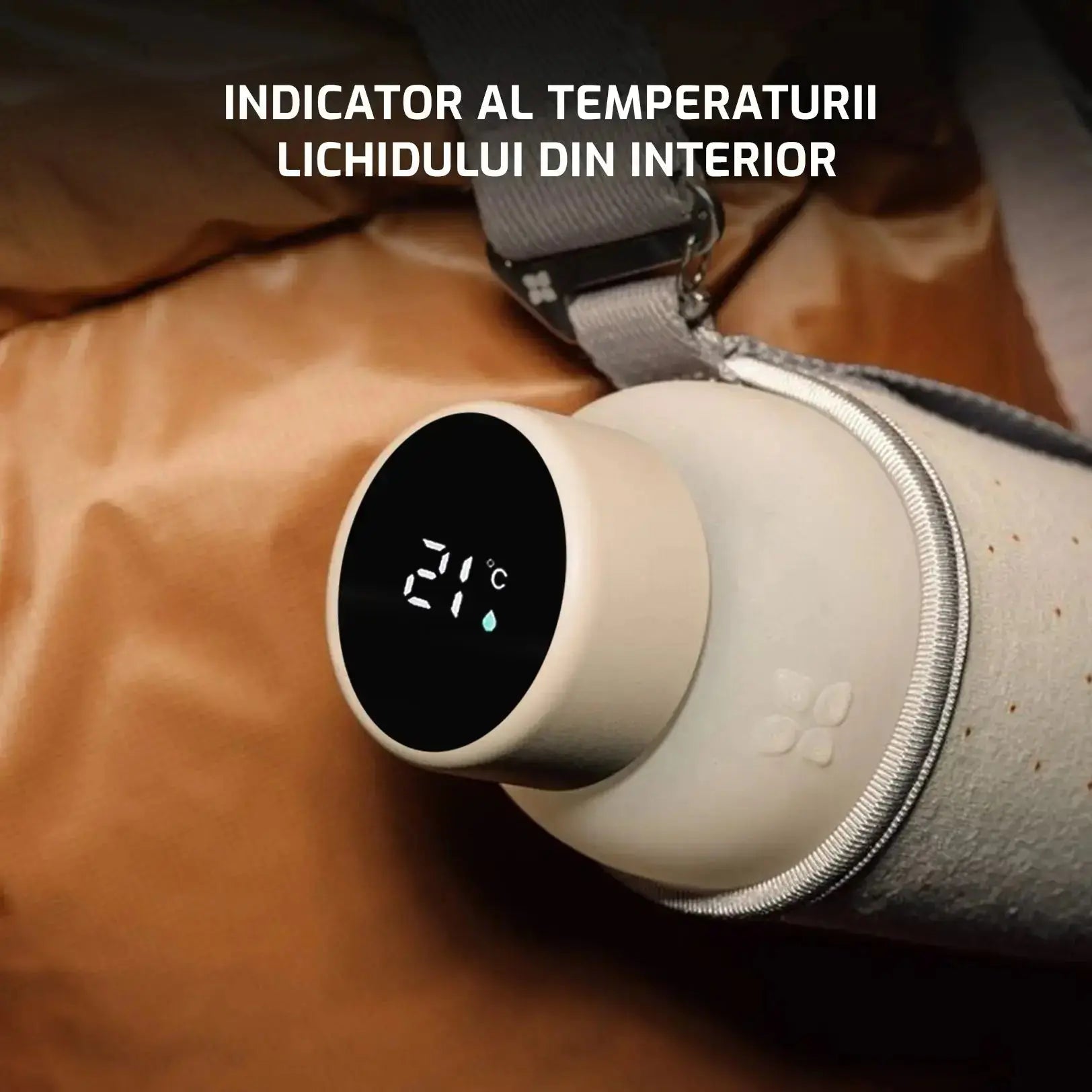Thermoskanne mit Temperaturanzeige