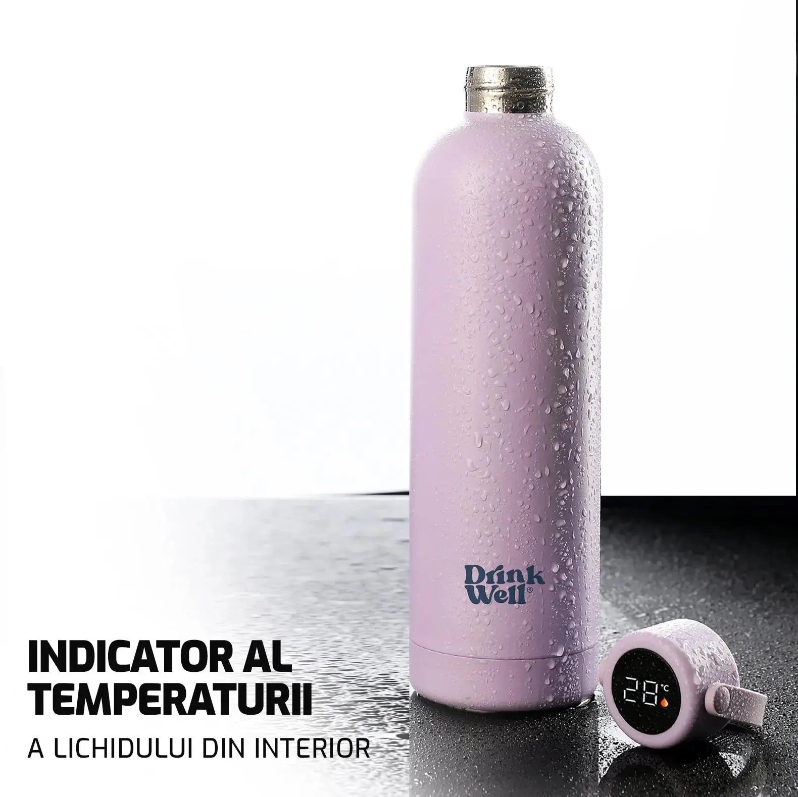 Thermoskanne mit Temperaturanzeige