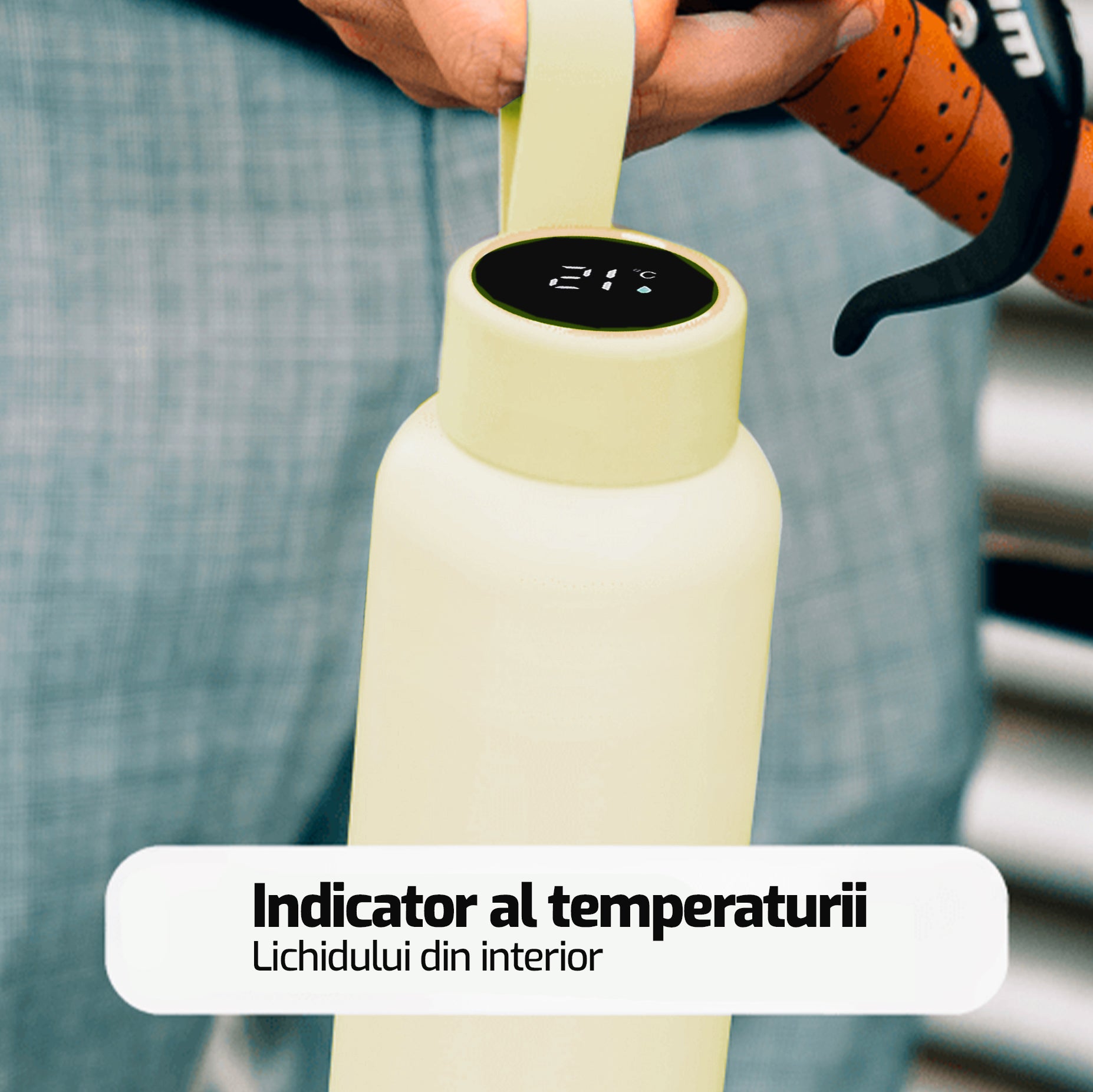 Termos cu indicator a temperaturii